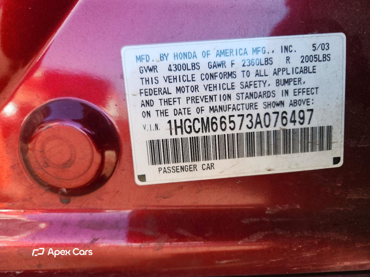 Honda Accord 2003