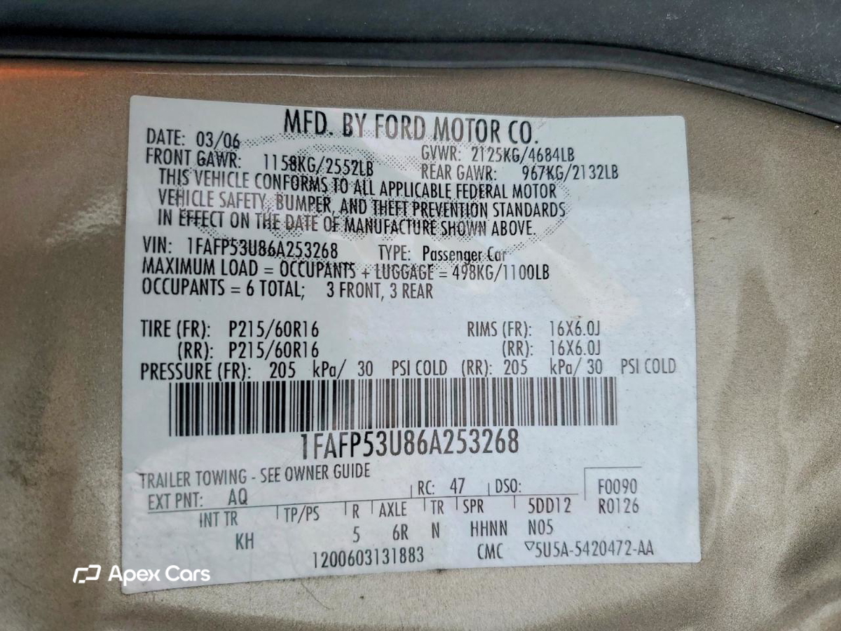 Ford Taurus 2006