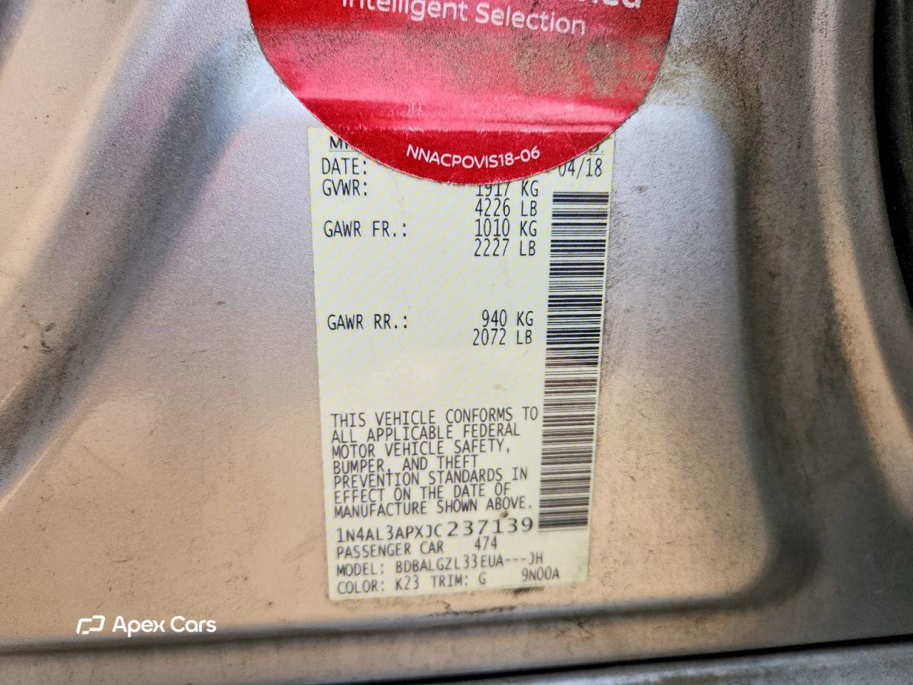 Nissan Altima 2018