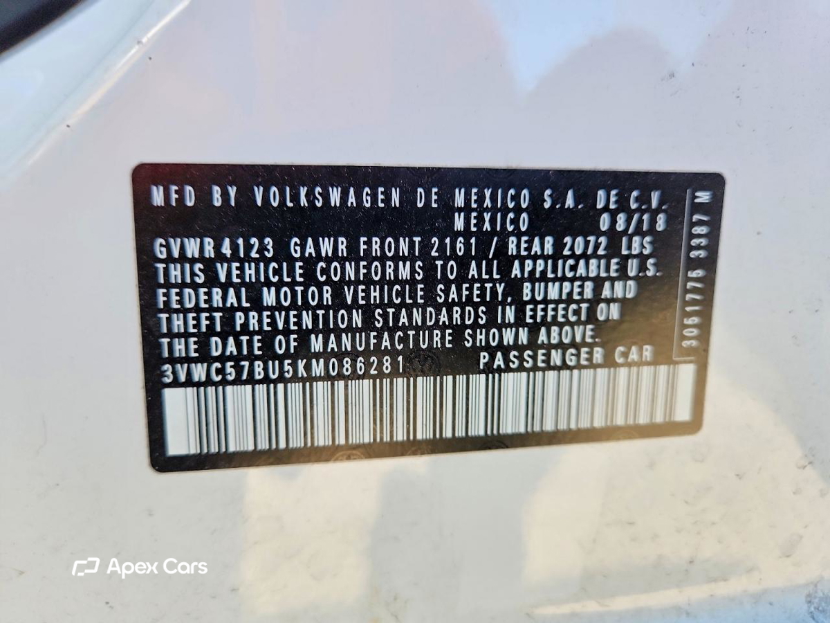 Volkswagen Jetta 2019