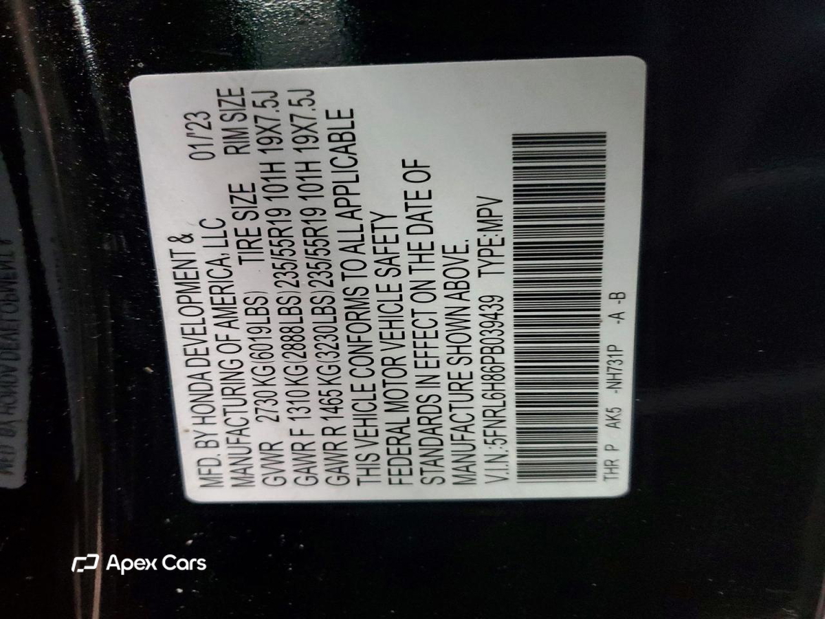 Honda Odyssey 2023