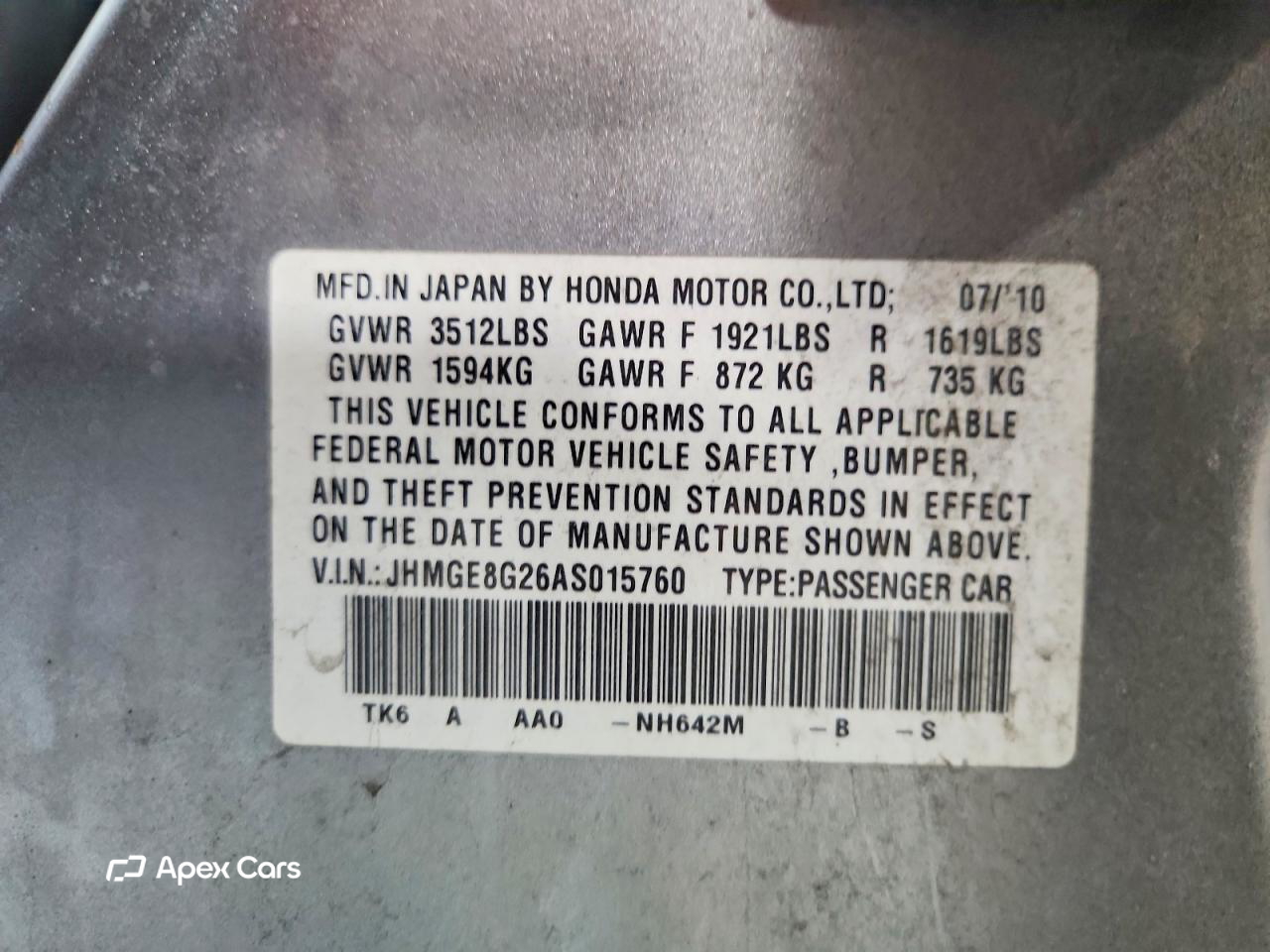 Honda Fit 2010