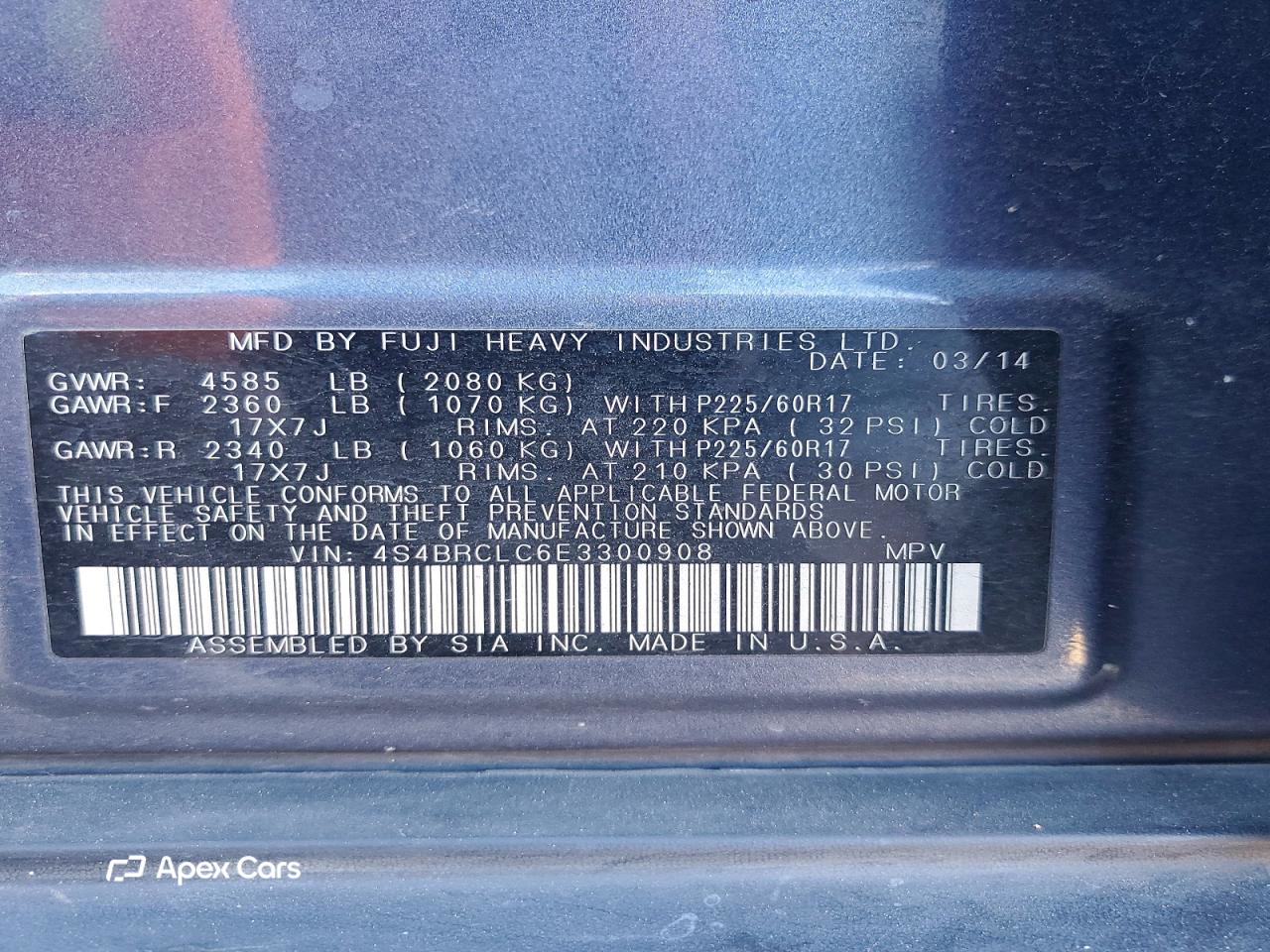 Subaru Outback 2014