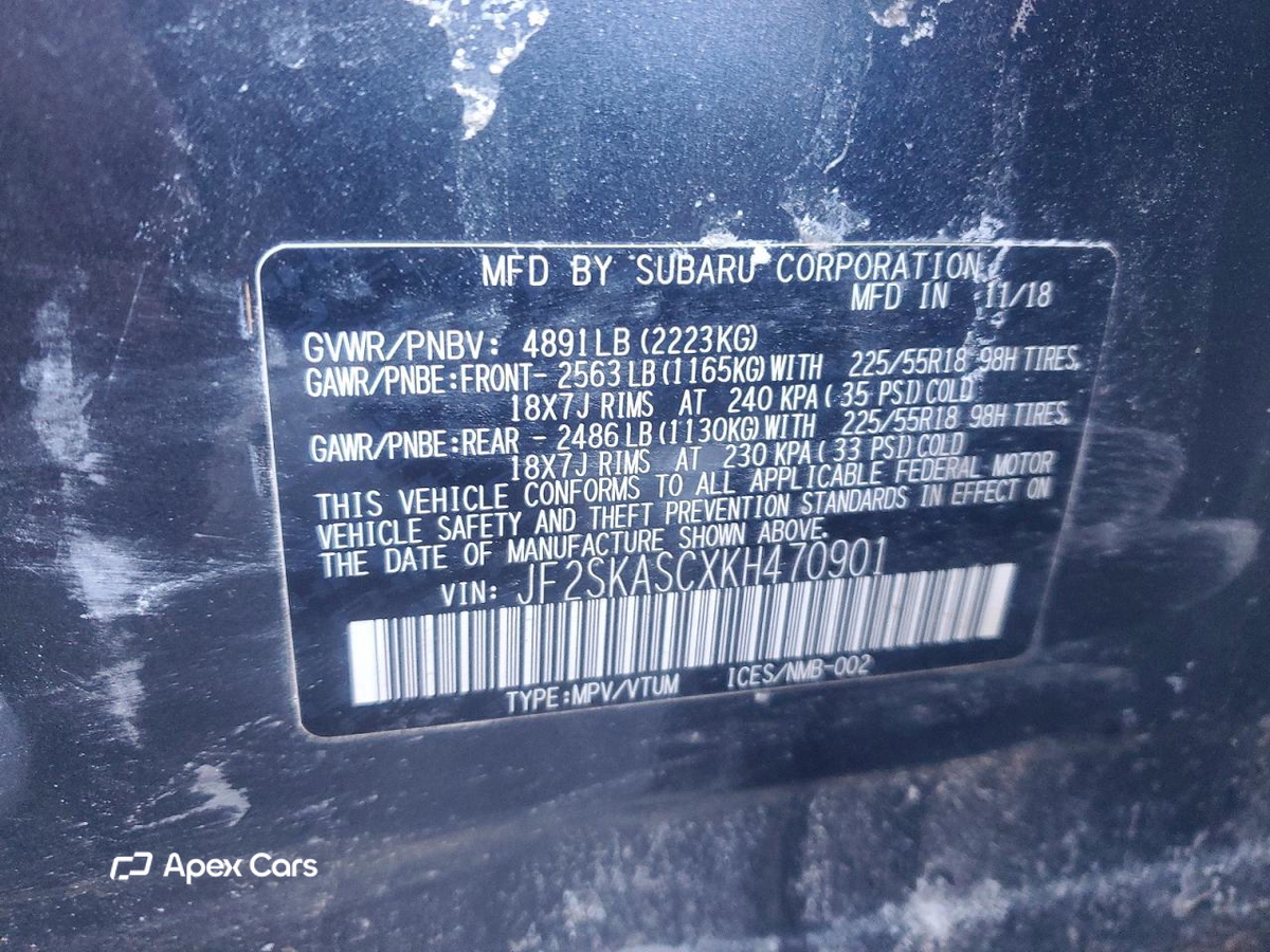Subaru Forester 2019