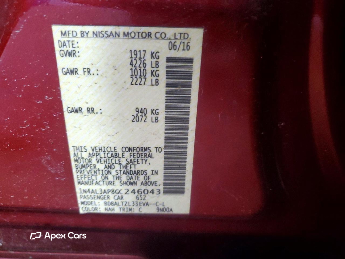 Nissan Altima 2016