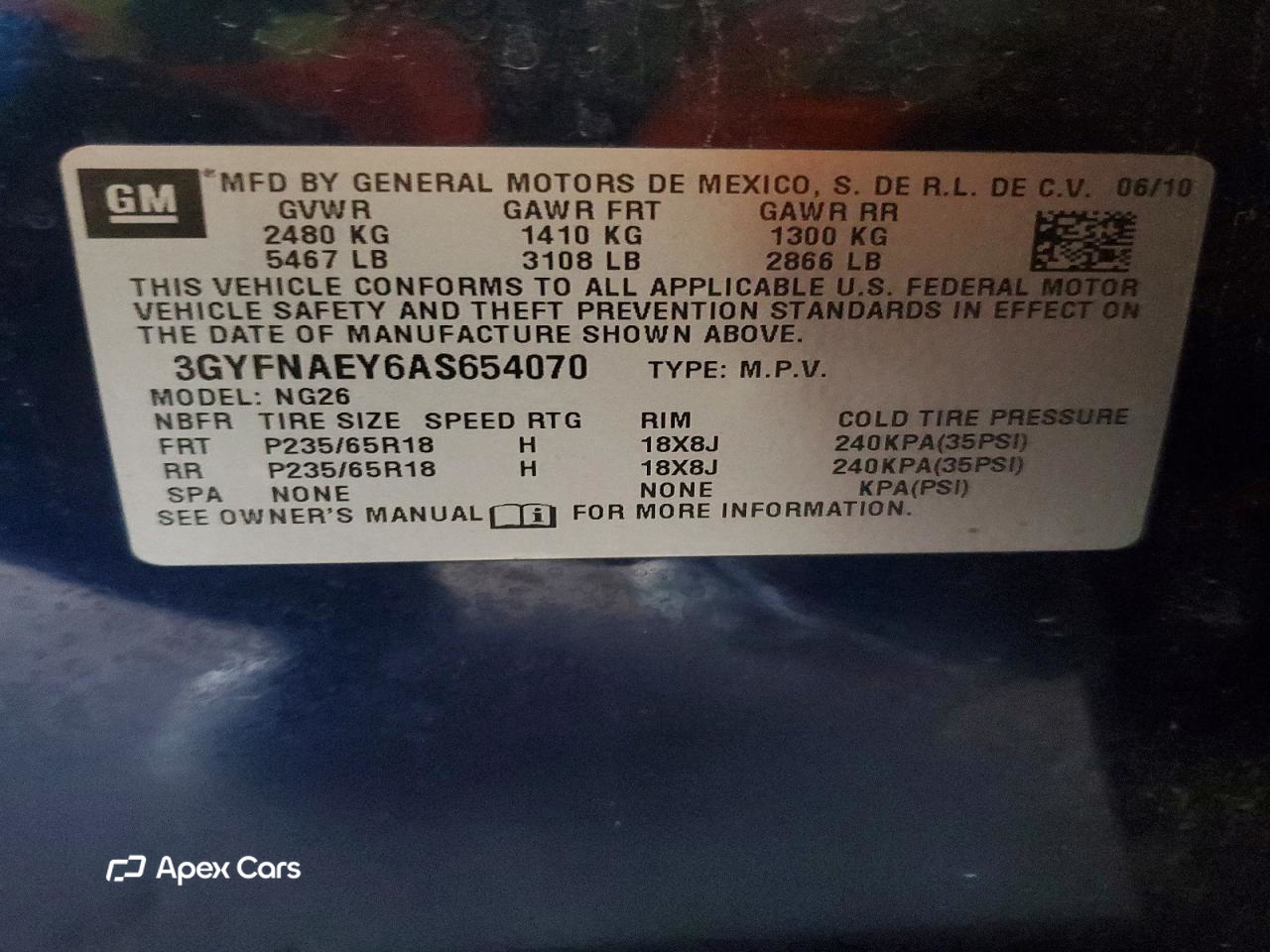 Cadillac SRX 2010