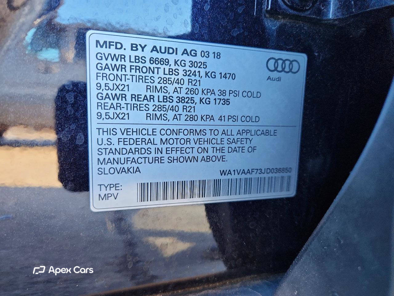 Audi Q7 2018