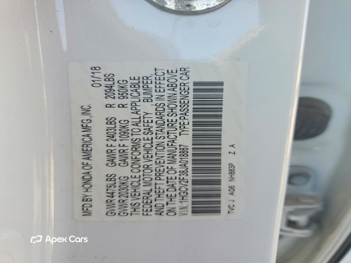Honda Accord 2018