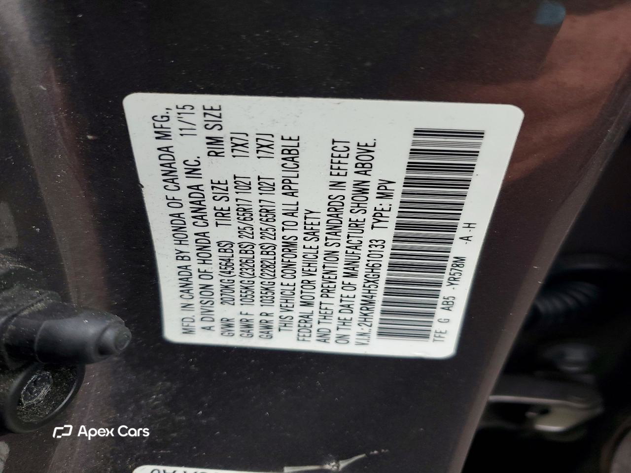 Honda CR-V 2016