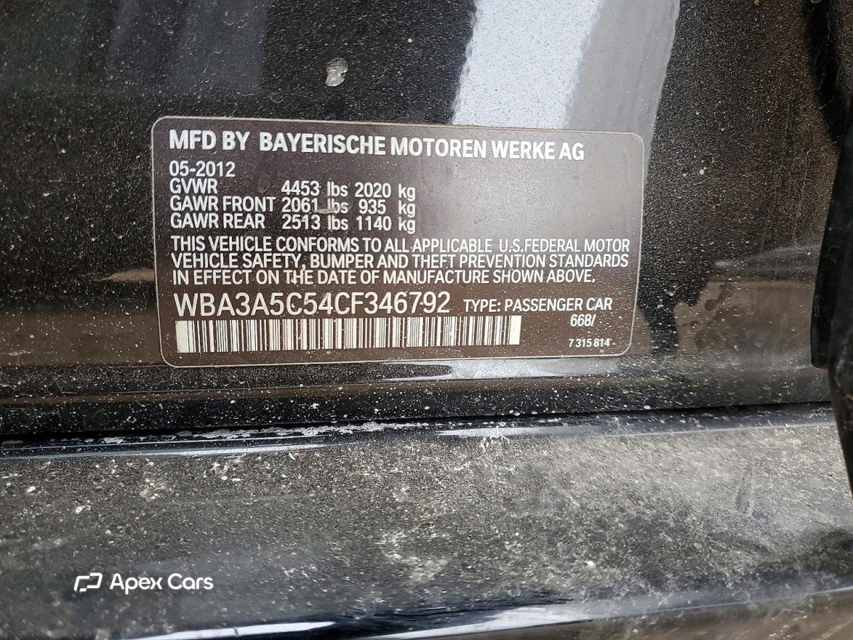 BMW Series 3 2012