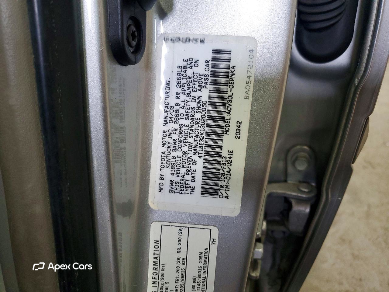 Toyota Camry 2003