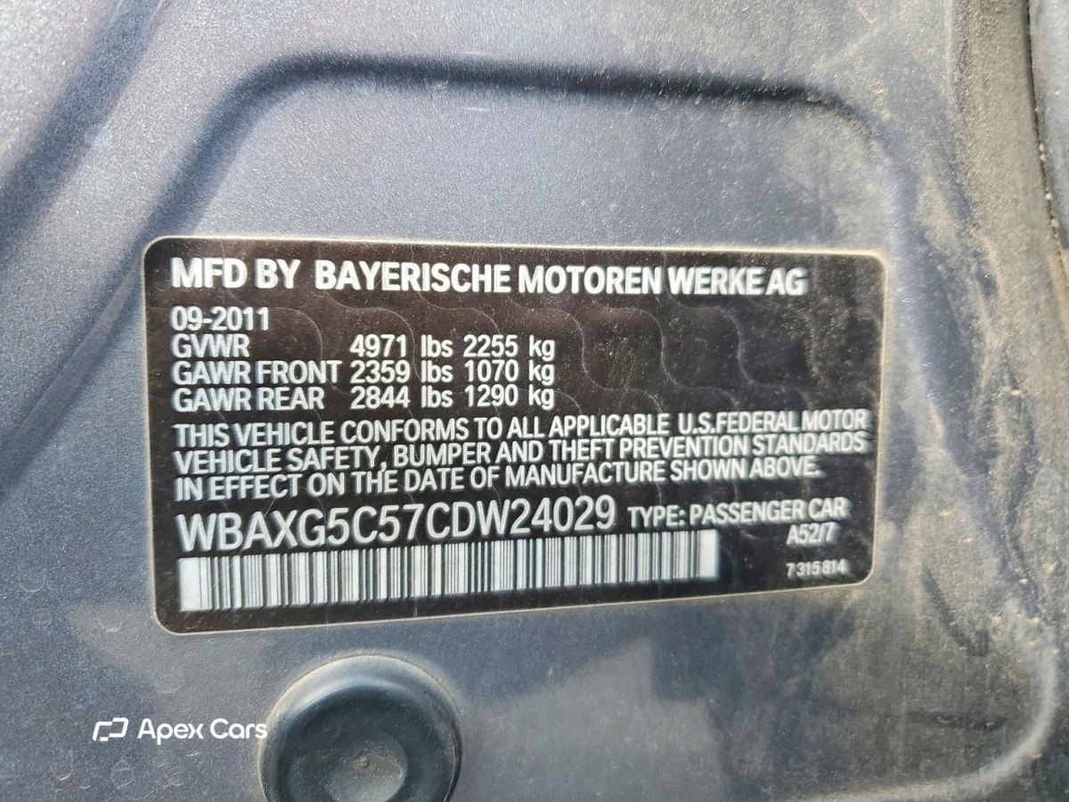 BMW Series 5 2012
