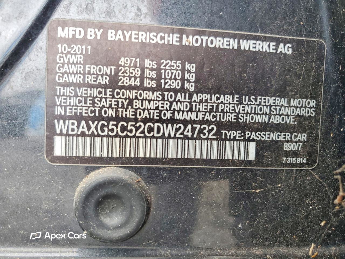 BMW Series 5 2012
