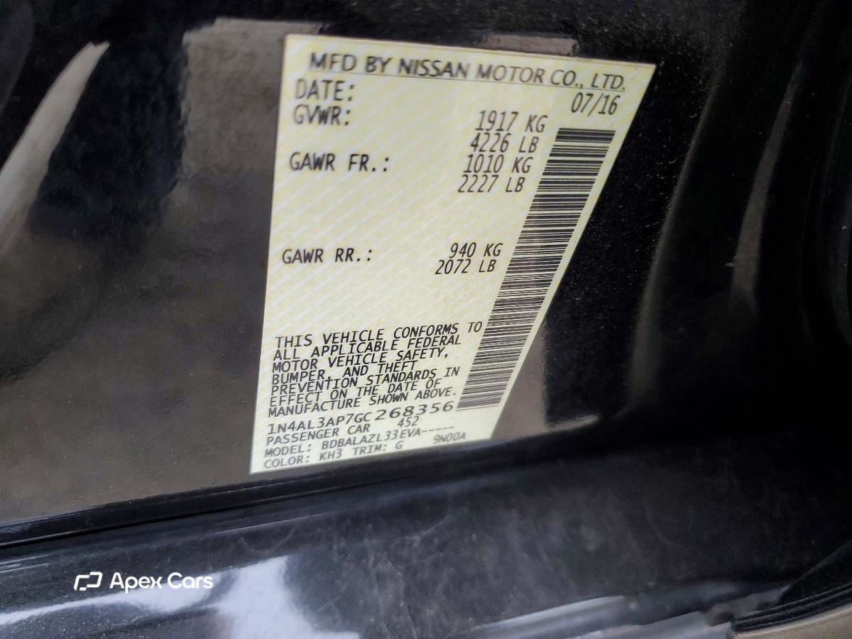 Nissan Altima 2016