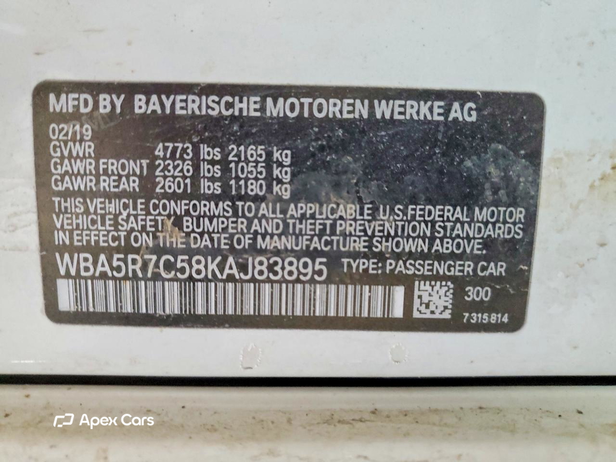 BMW Series 3 2019