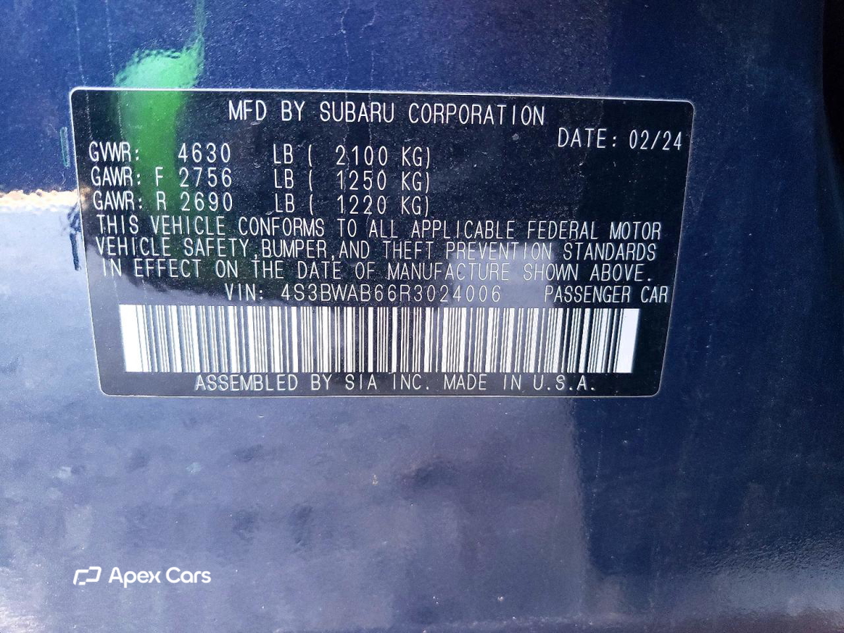 Subaru Legacy 2024