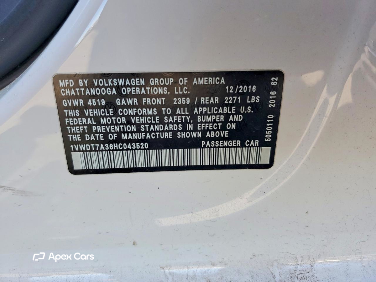 Volkswagen Passat 2017