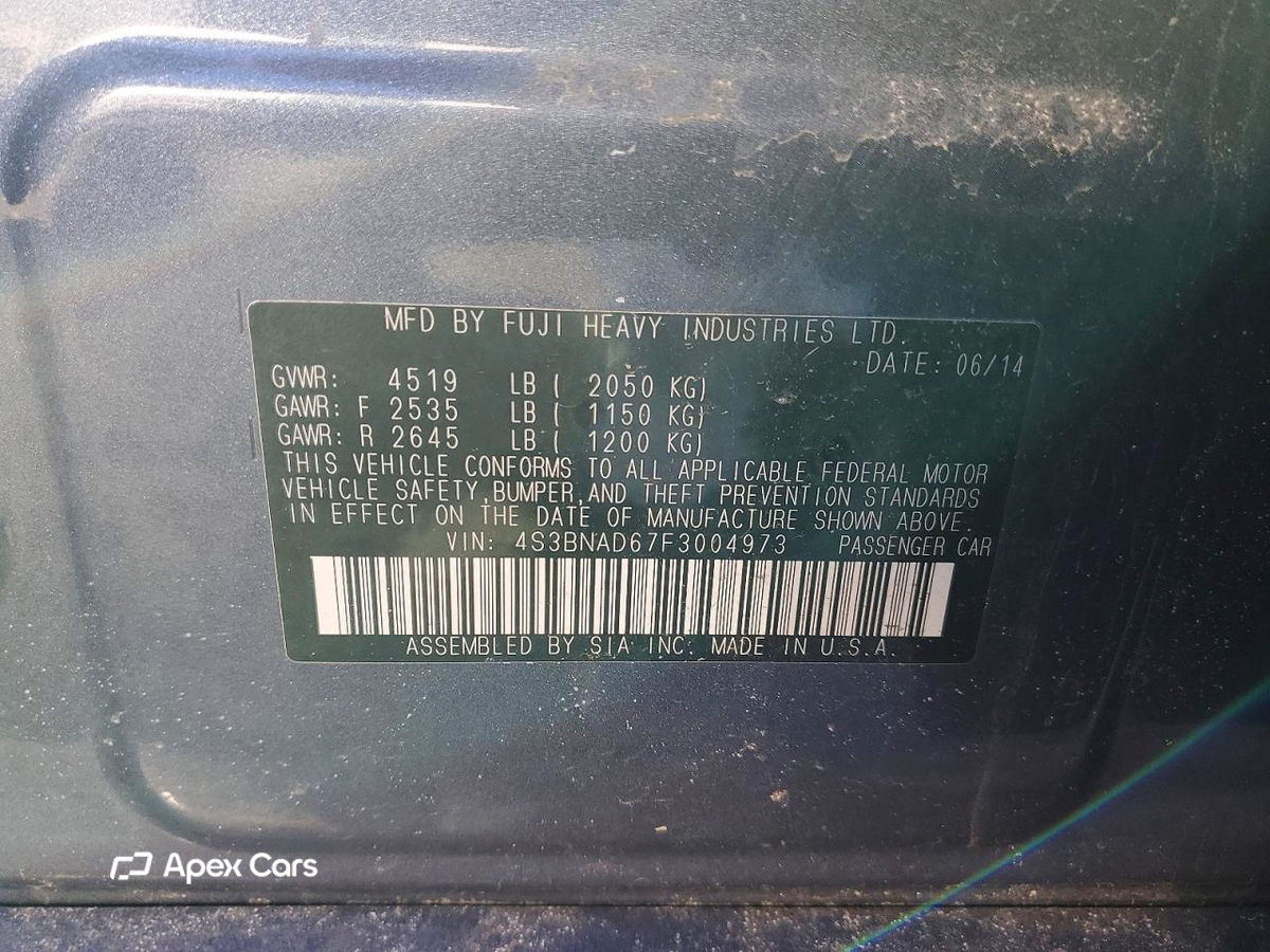 Subaru Legacy 2015