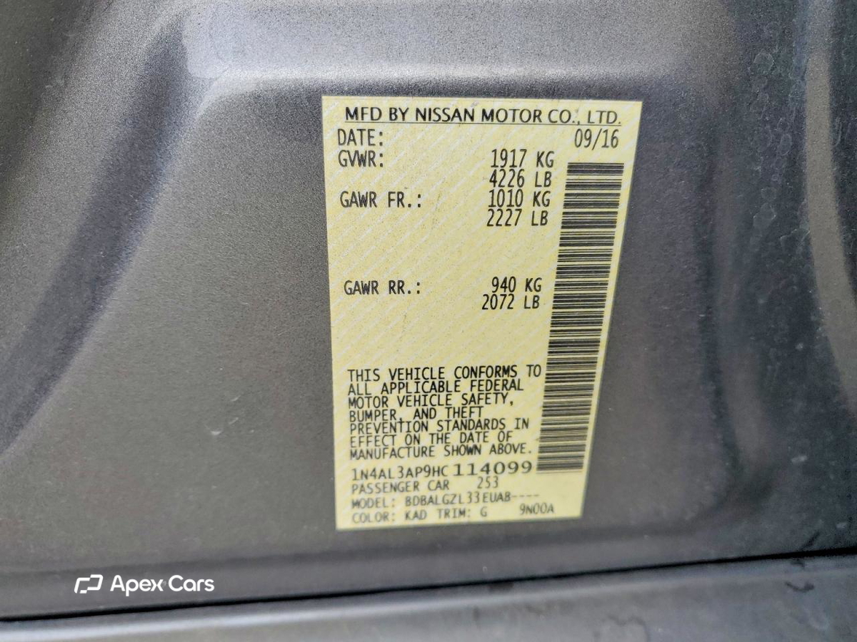 Nissan Altima 2017