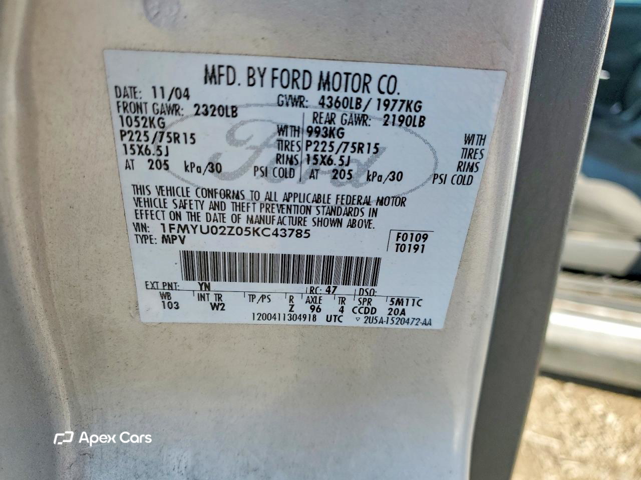 Ford Escape 2005