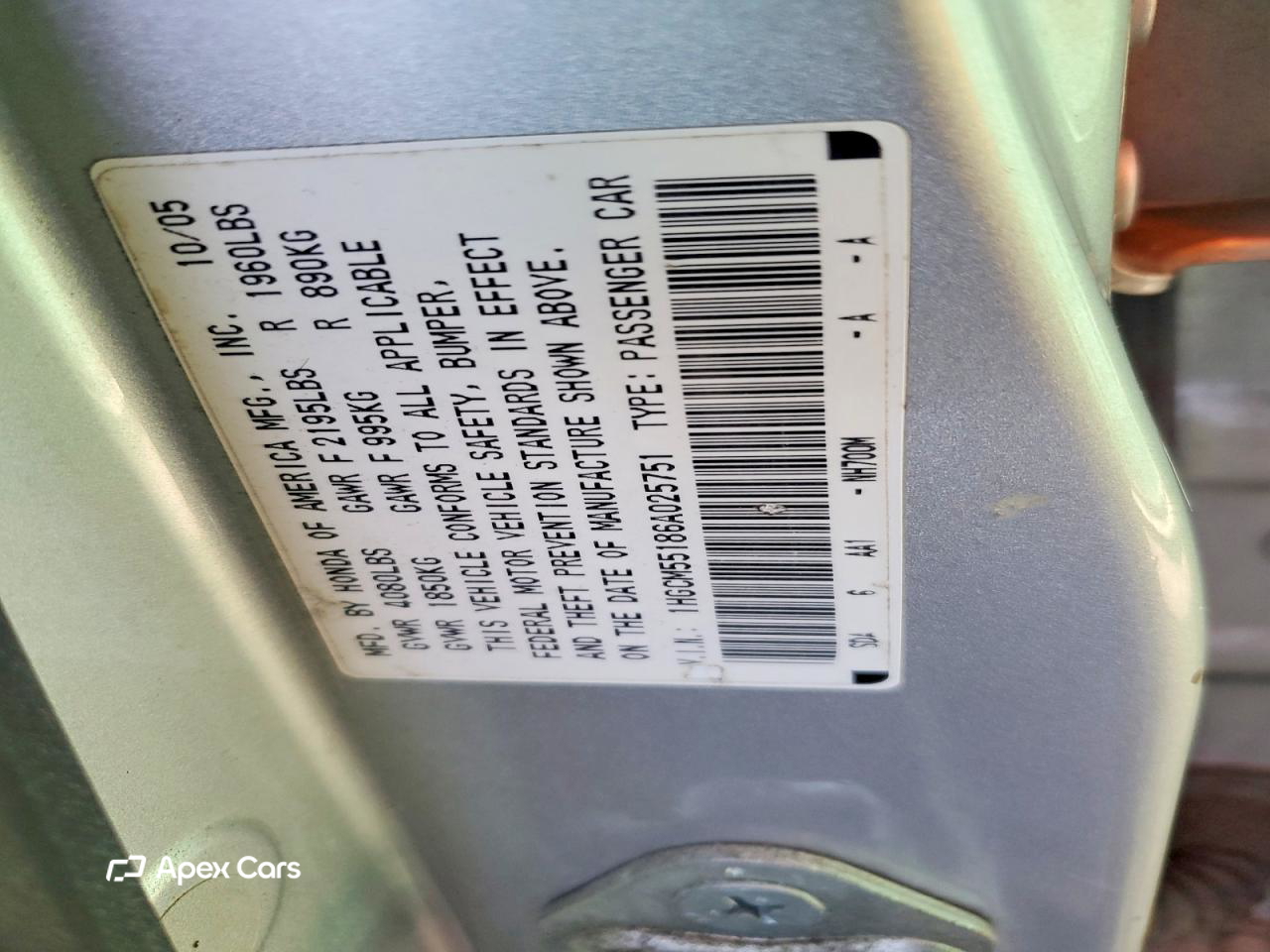 Honda Accord 2006