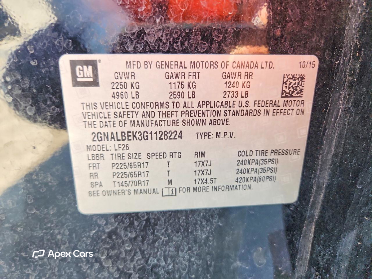 Chevrolet Equinox 2016