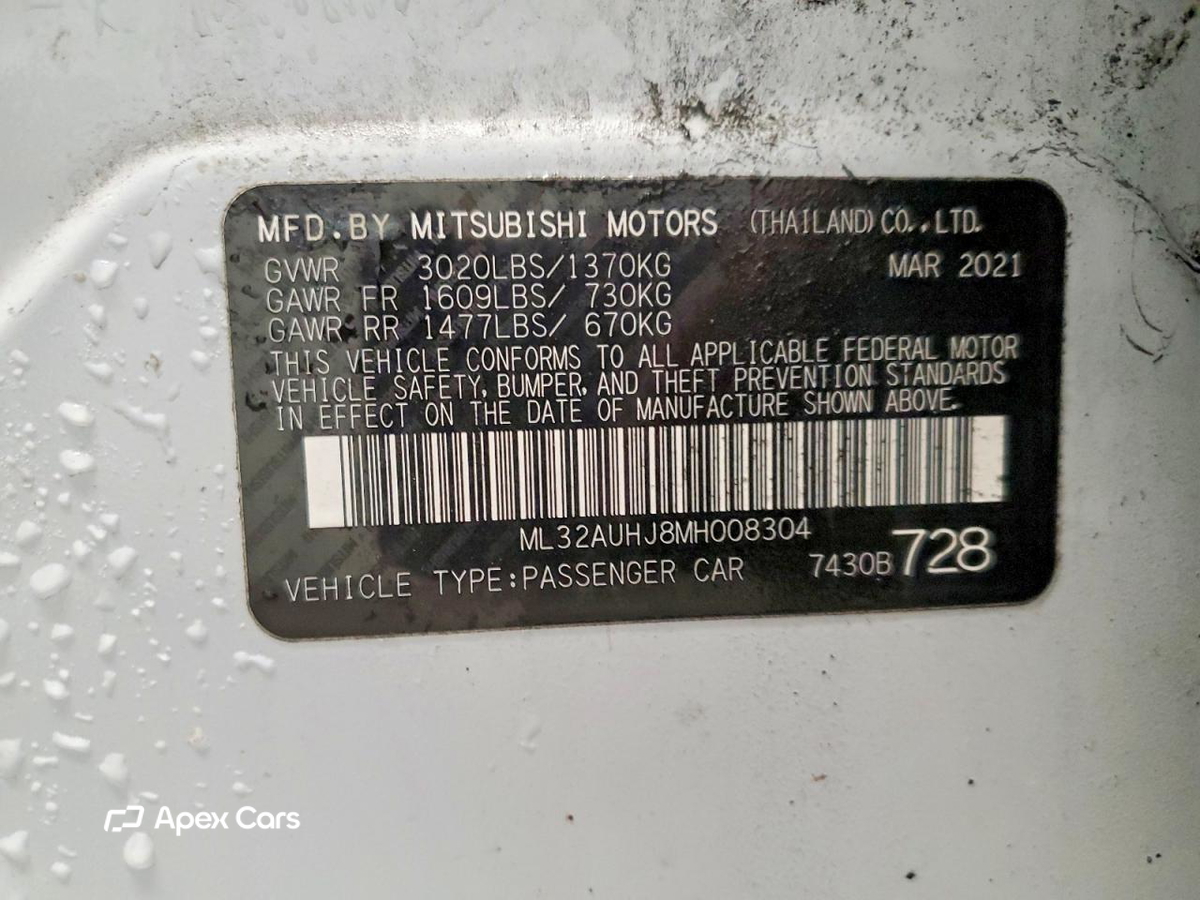 Mitsubishi Mirage 2021