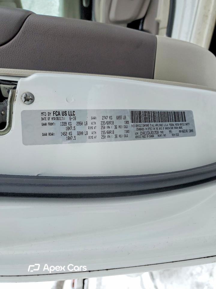 Chrysler Pacifica 2018
