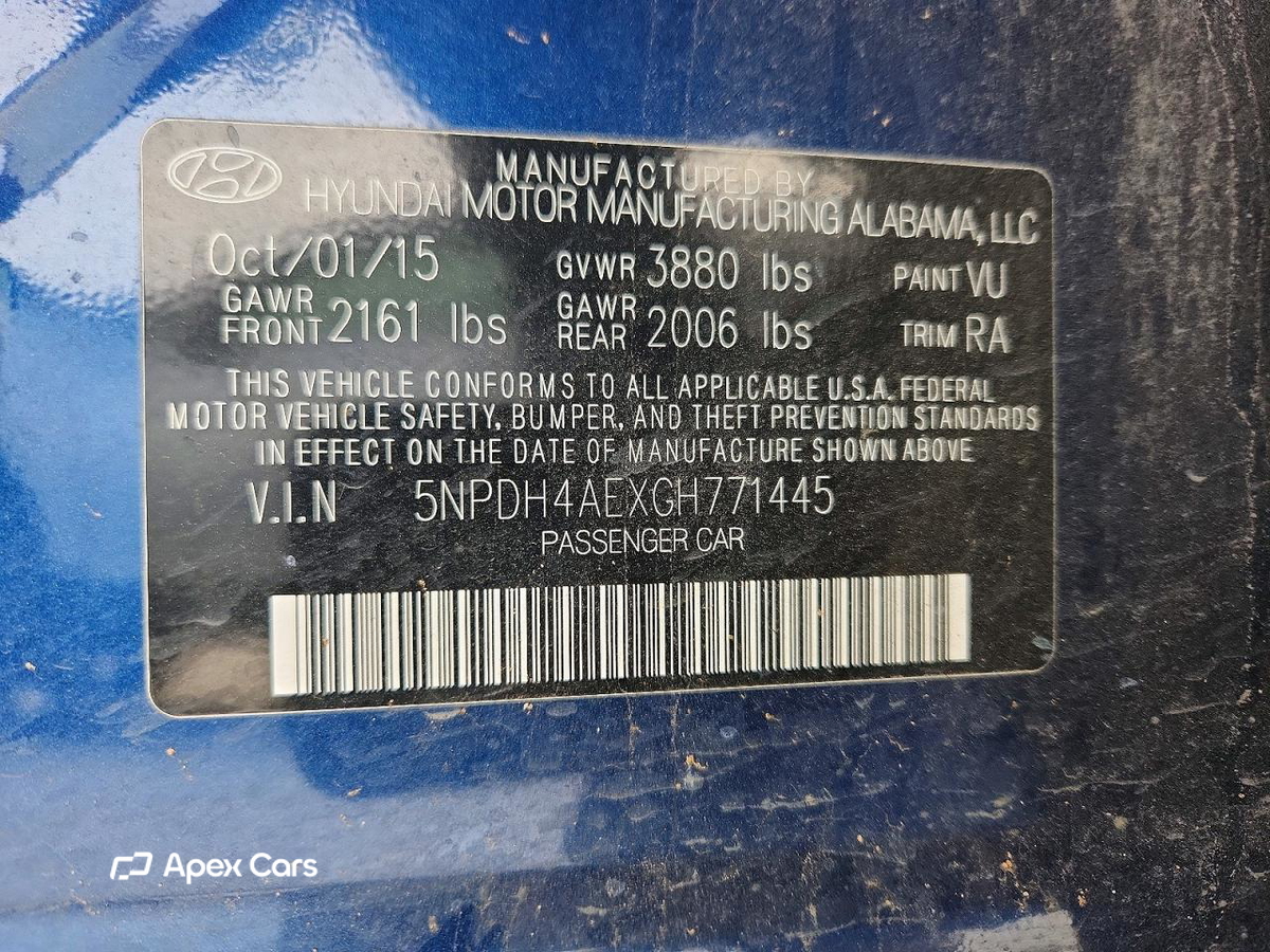 Hyundai Elantra 2016