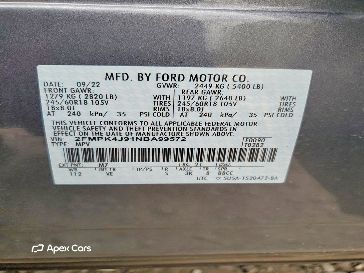Ford Edge 2022