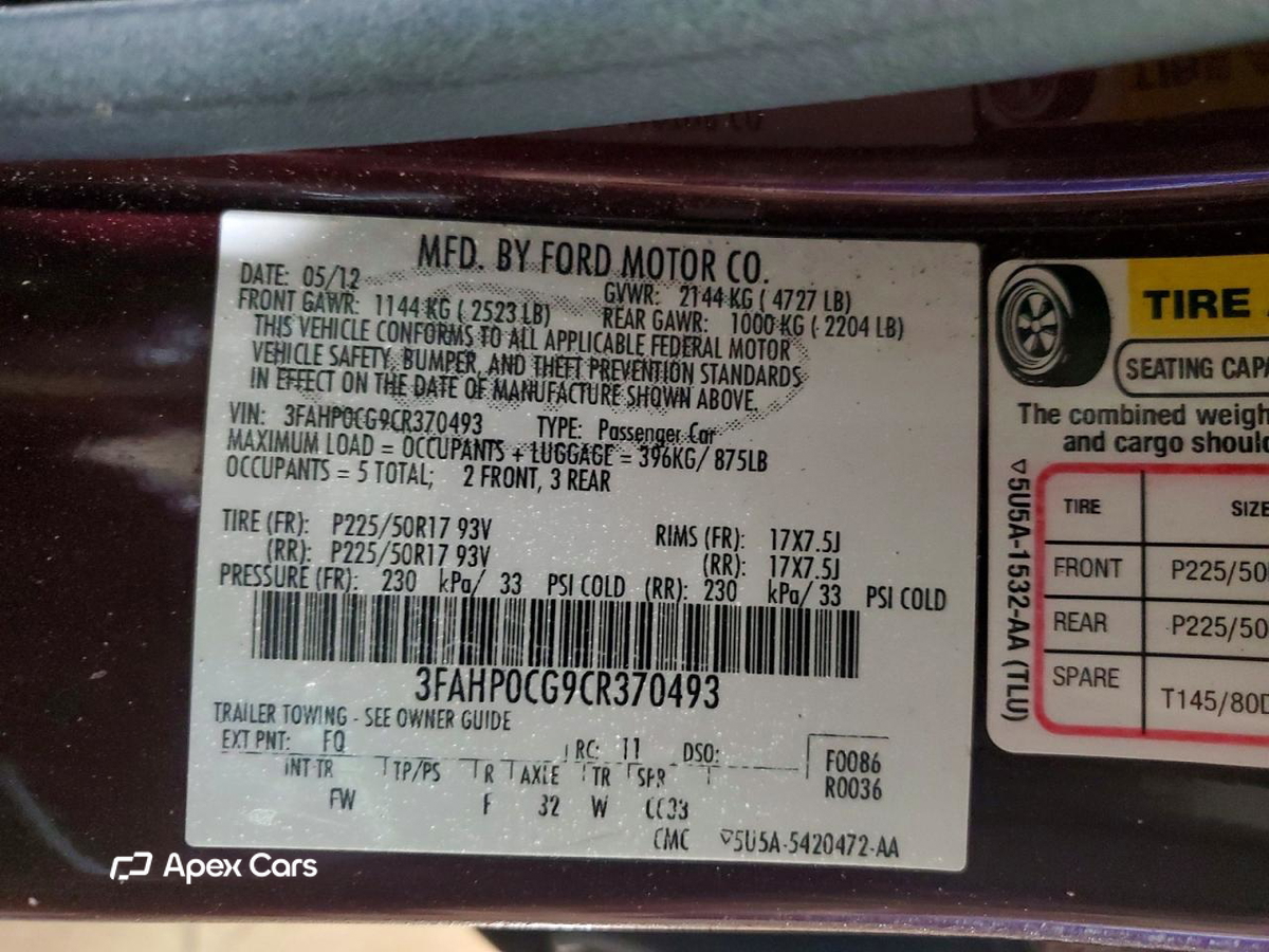 Ford Fusion 2012