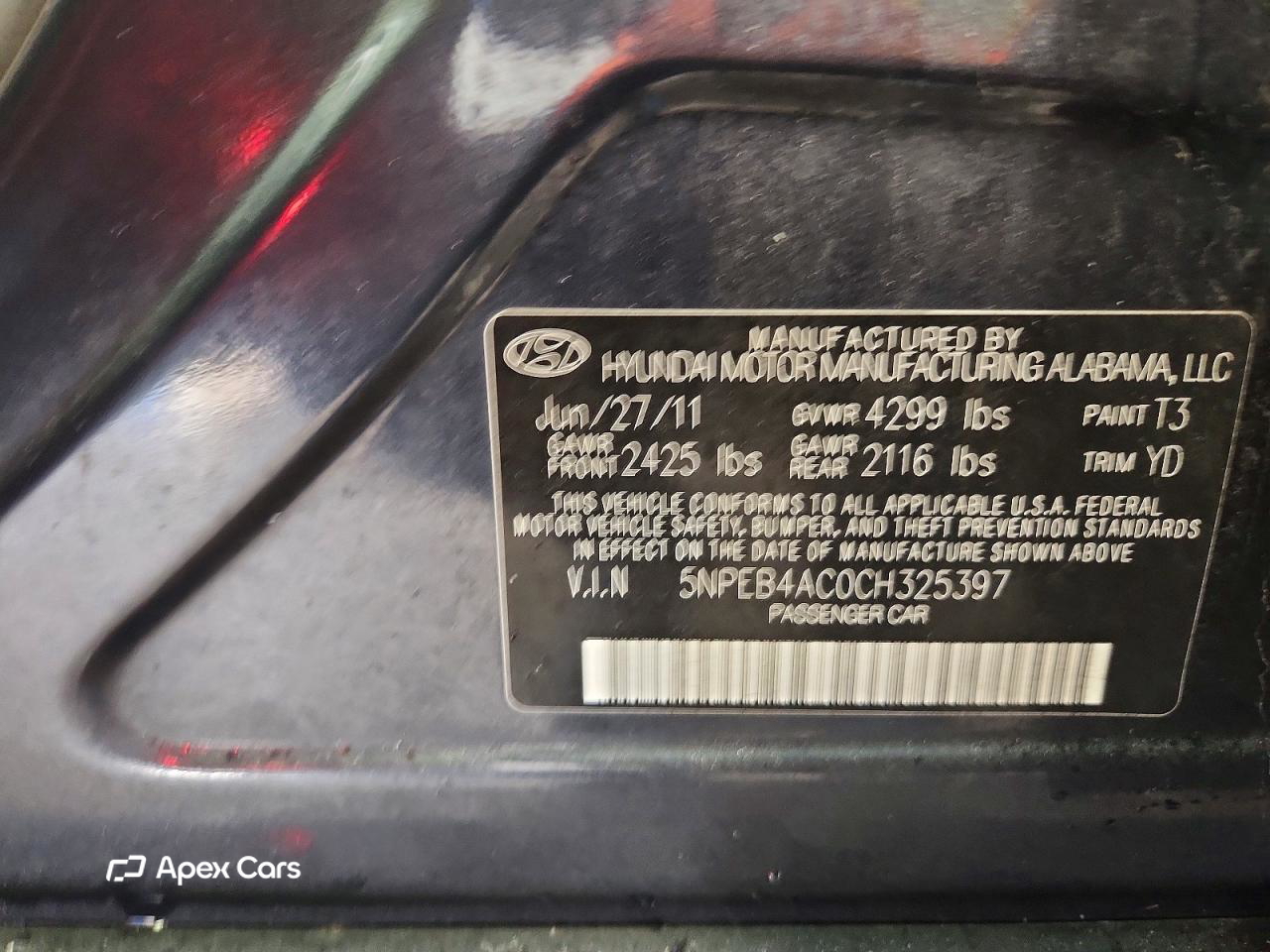 Hyundai Sonata 2012
