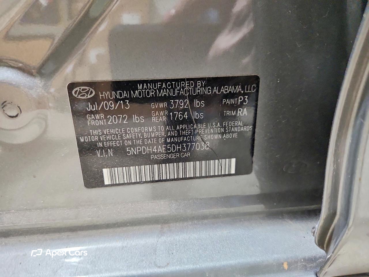 Hyundai Elantra 2013