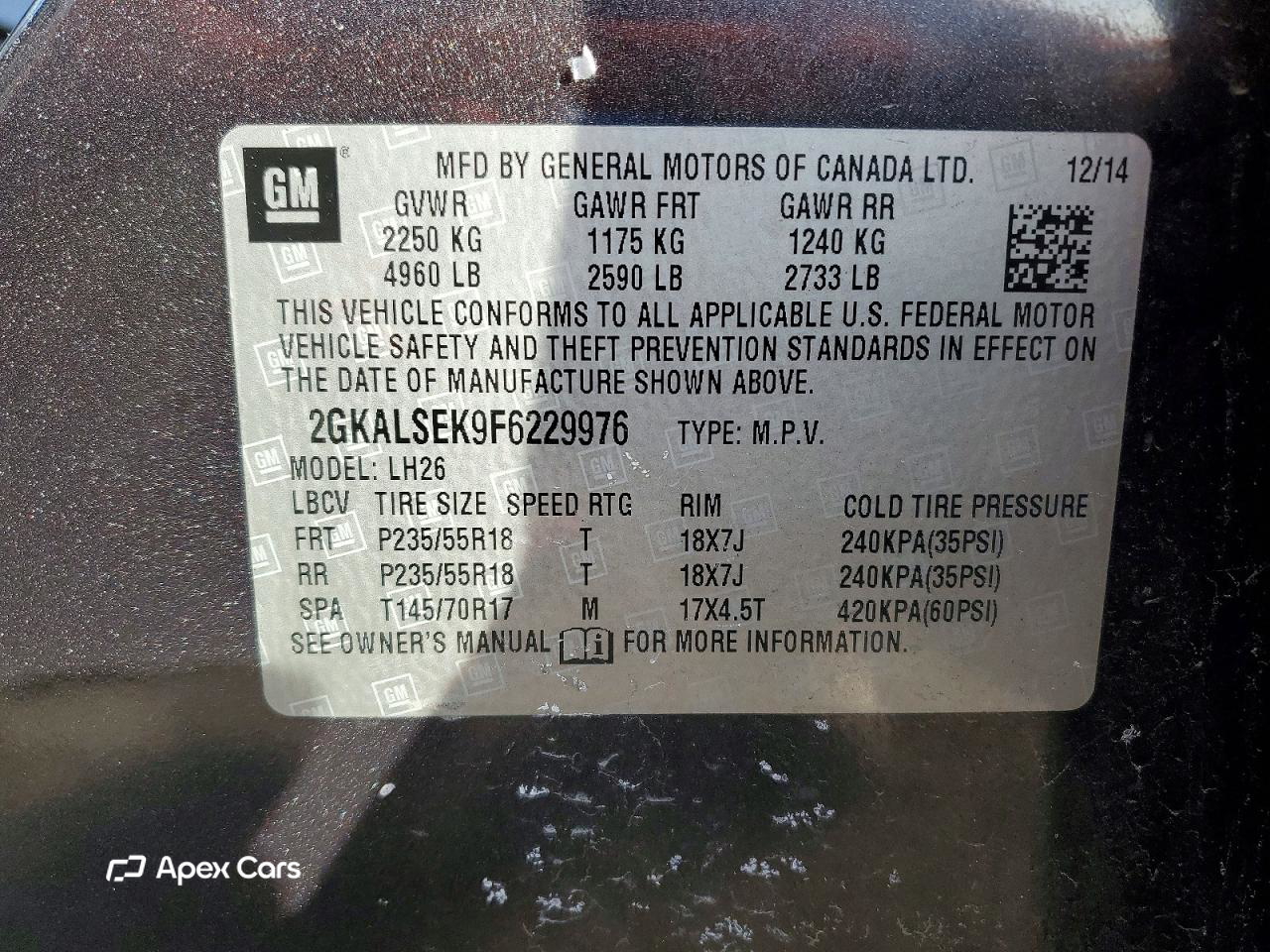 GMC Terrain 2015