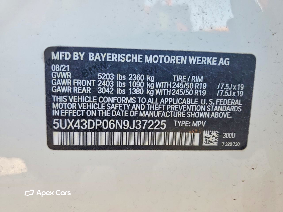 BMW X3 2022