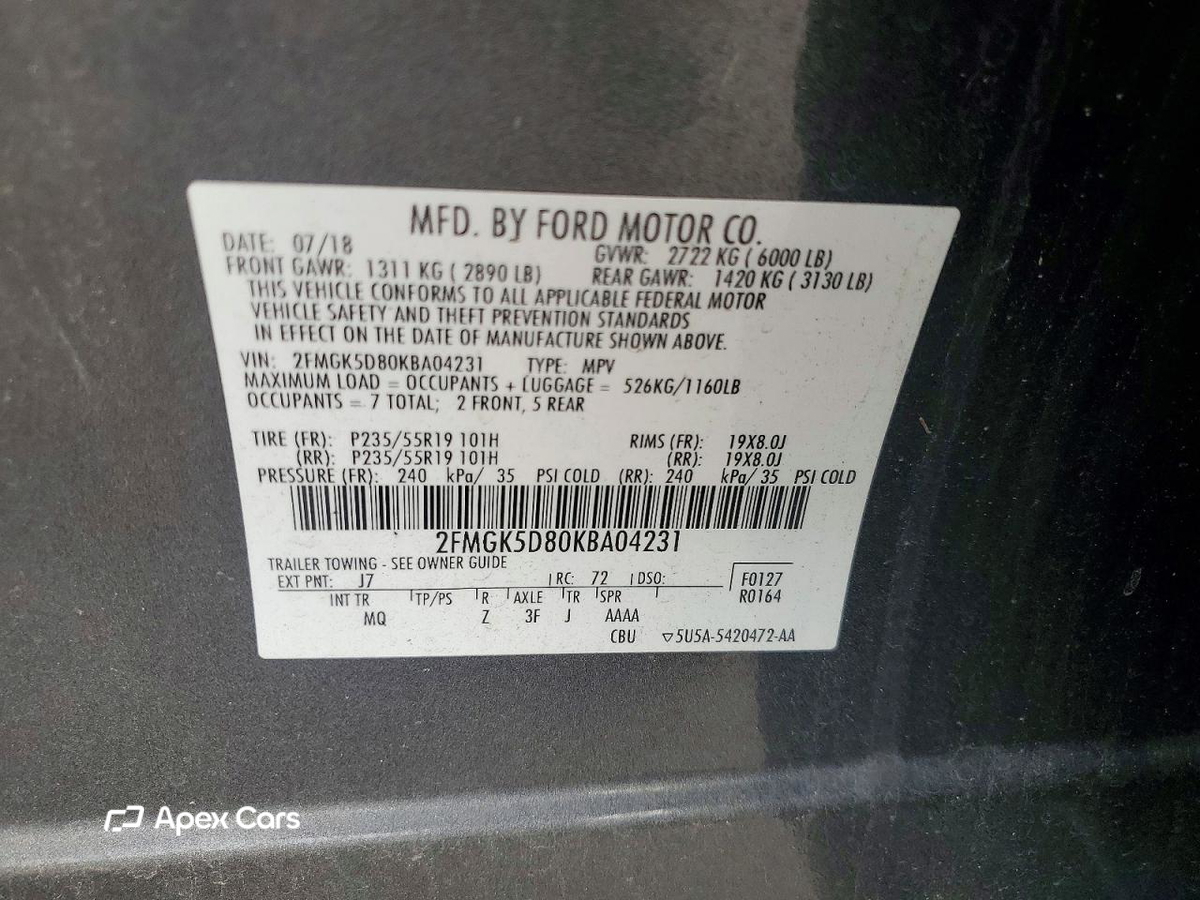 Ford Flex 2019