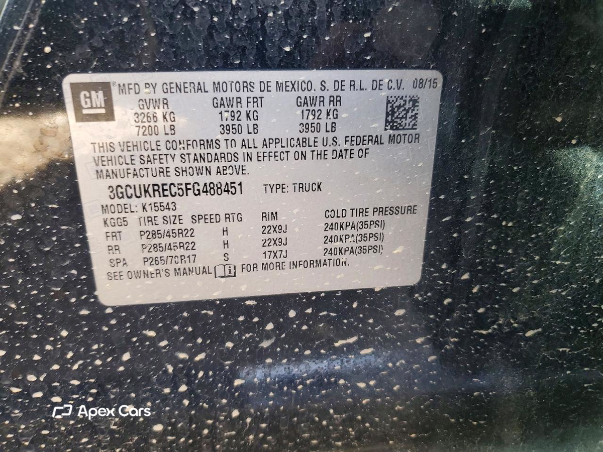 Chevrolet Silverado 2015