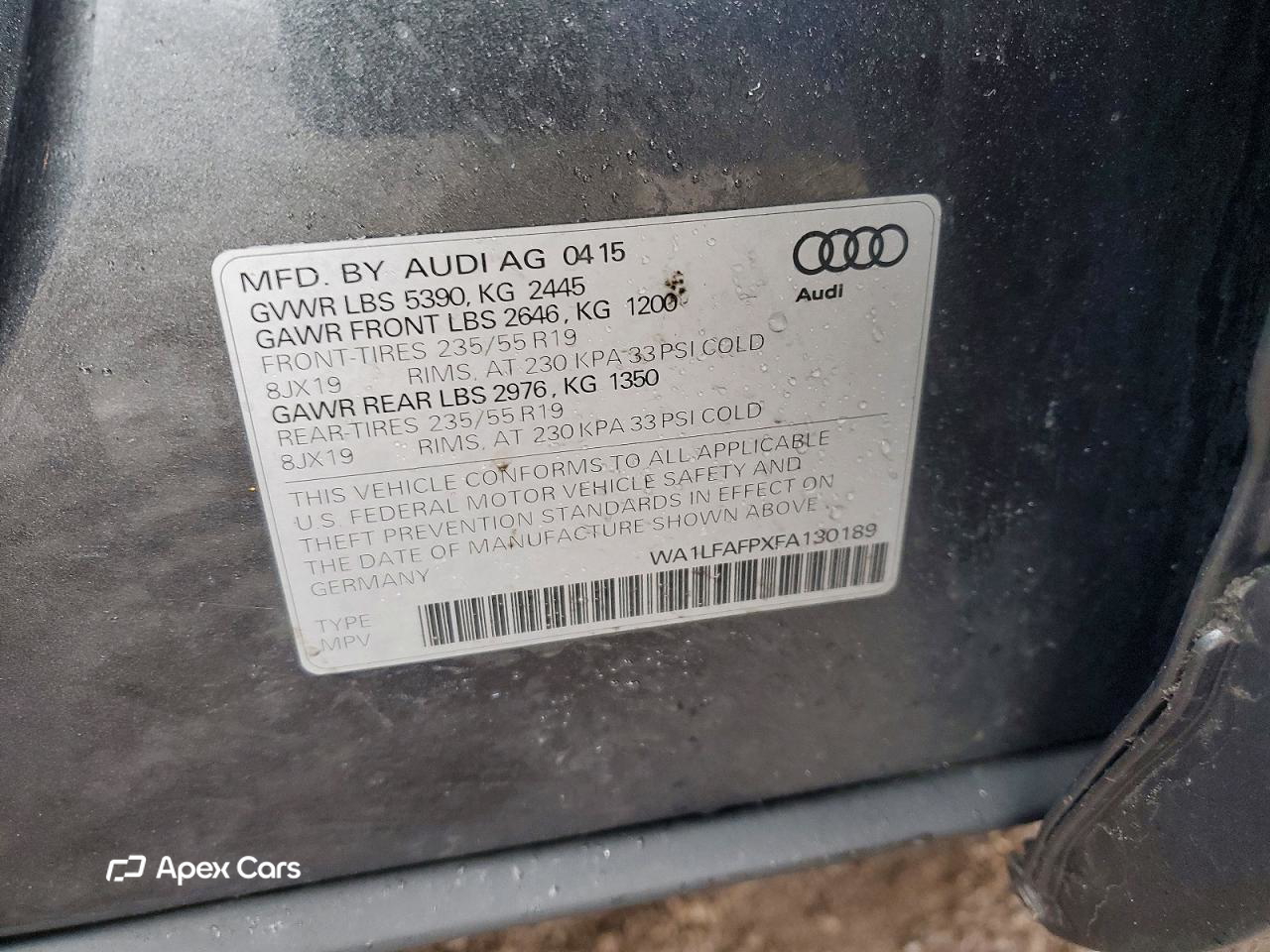 Audi Q5 2015