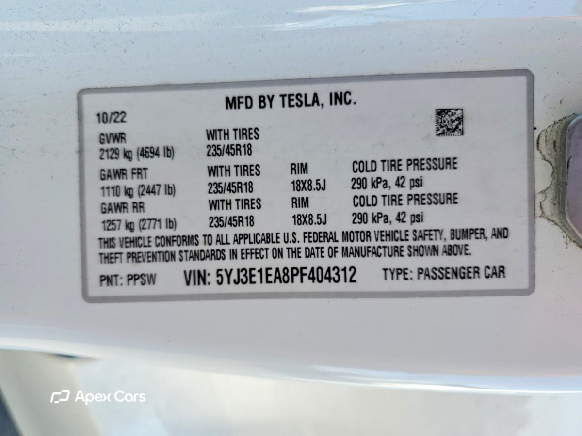Tesla Model 3 2023