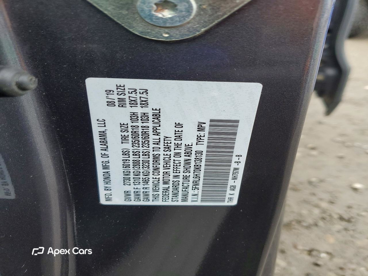 Honda Odyssey 2019