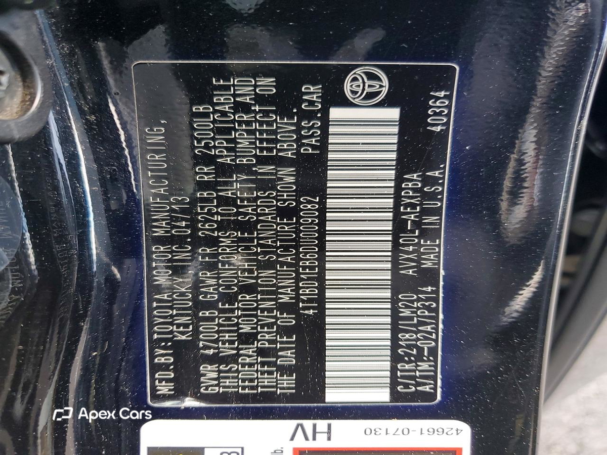 Toyota Avalon 2013
