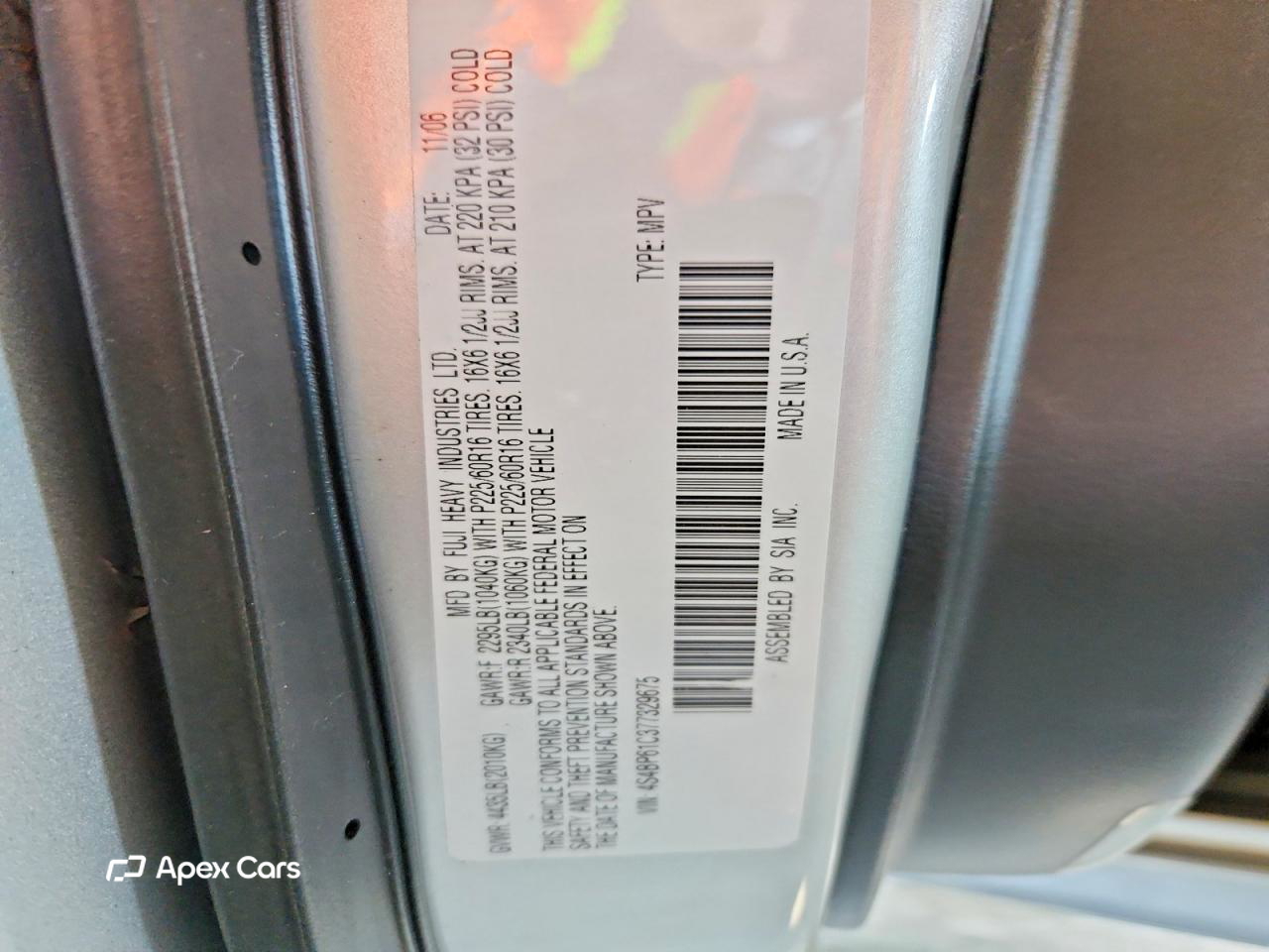 Subaru Outback 2007