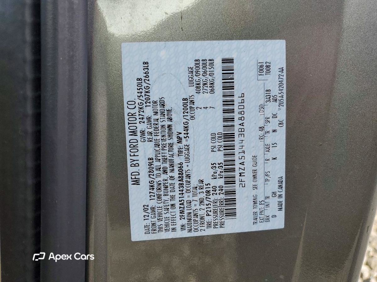 Ford Windstar 2003