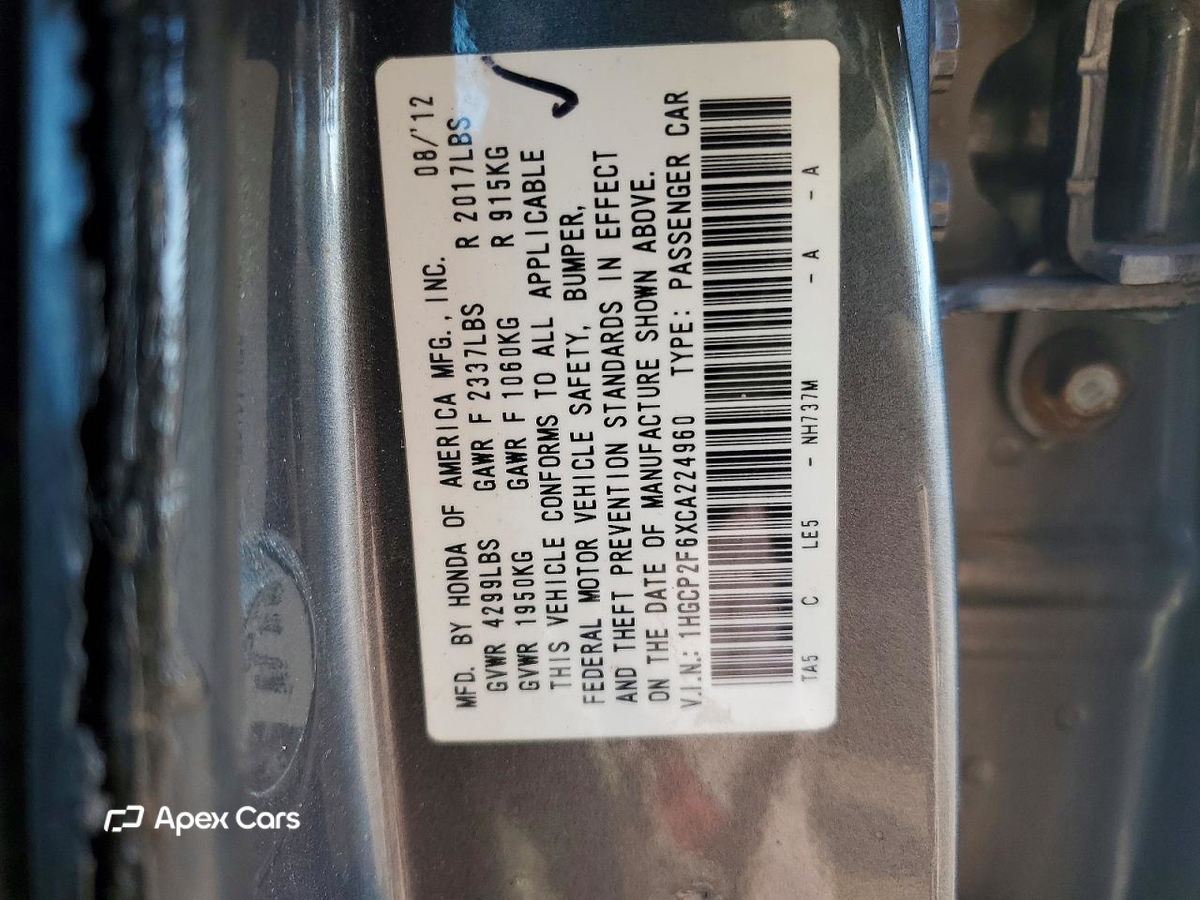 Honda Accord 2012