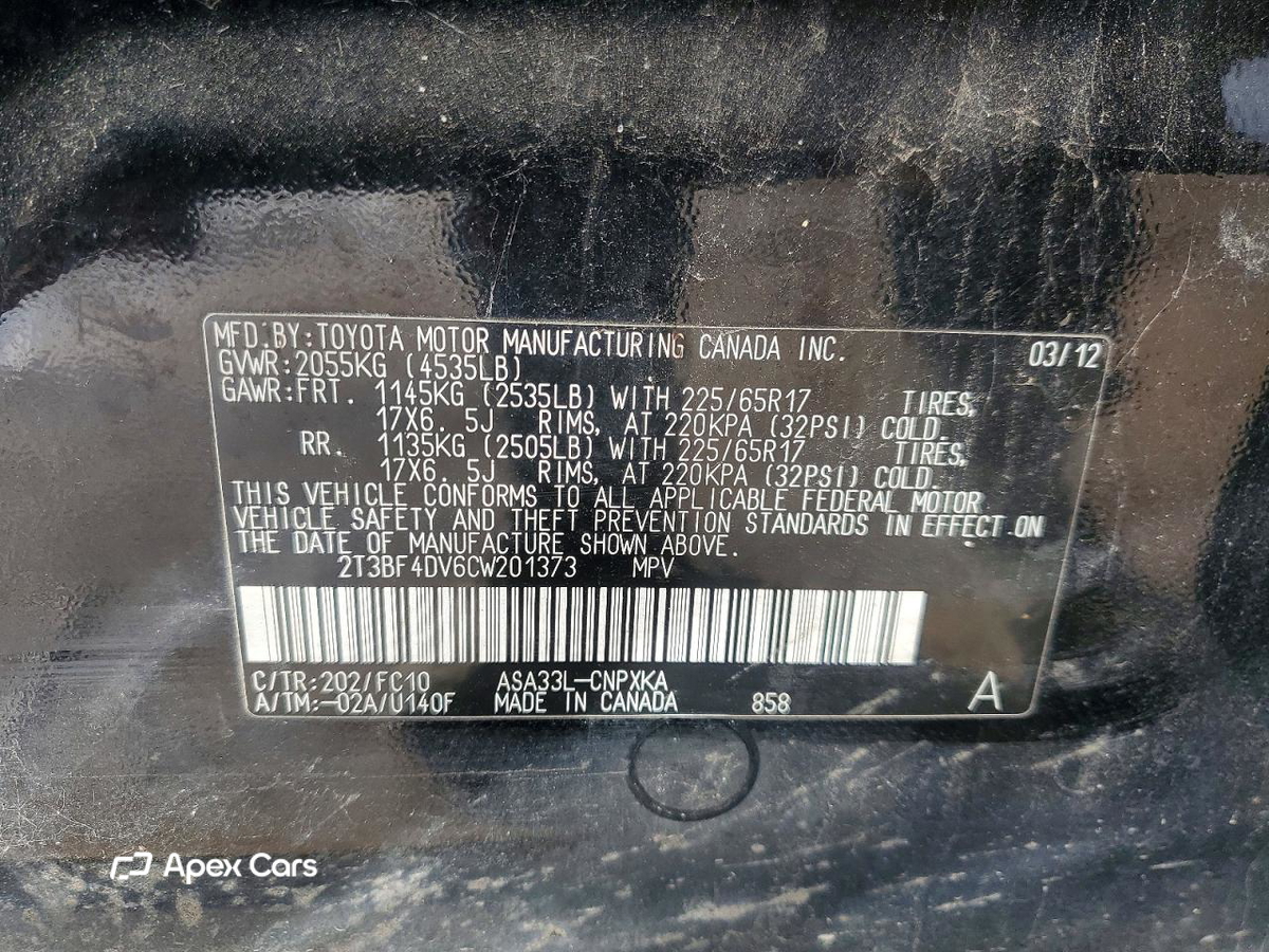 Toyota RAV 4 2012