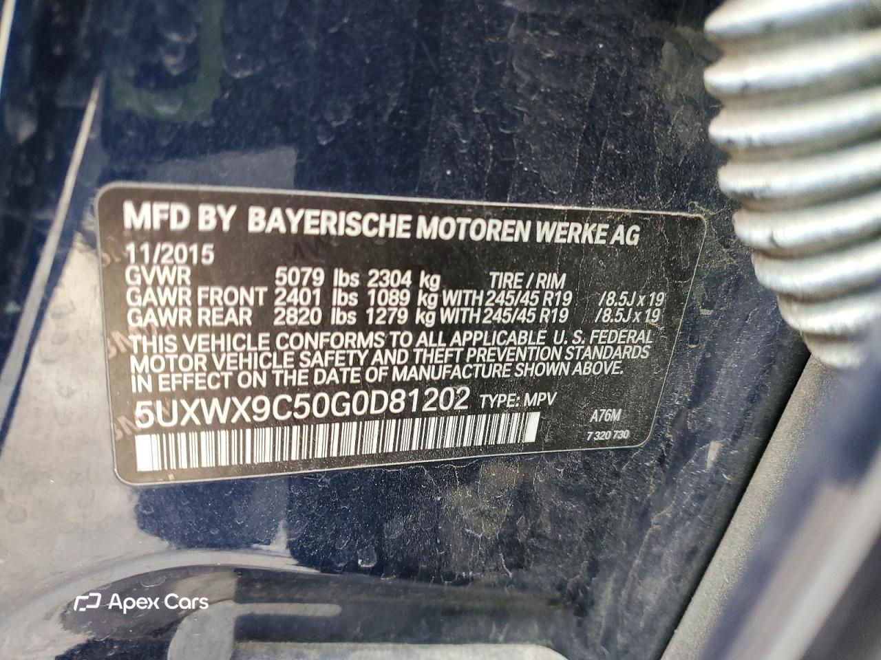 BMW X3 2016