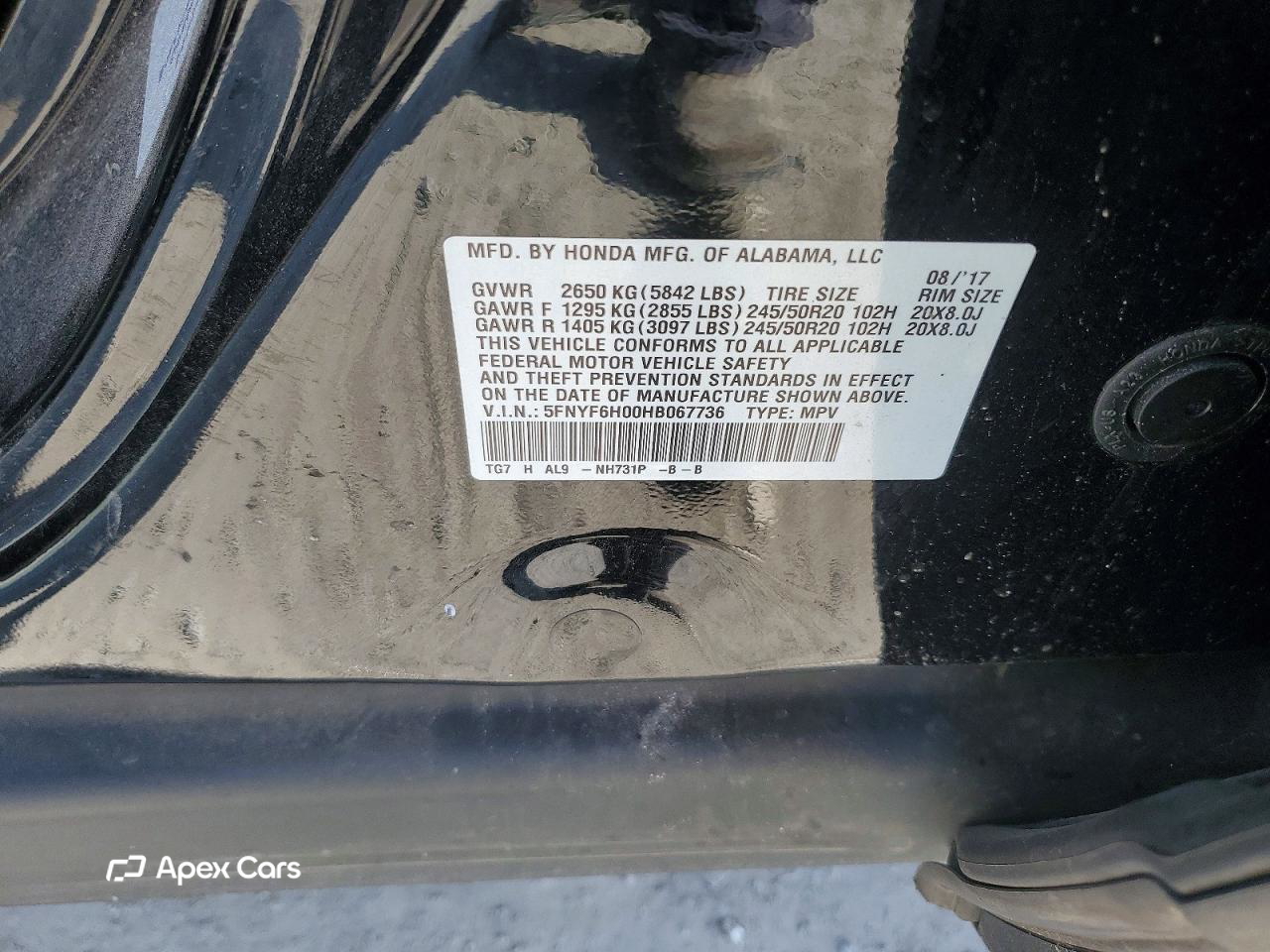 Honda Pilot 2017