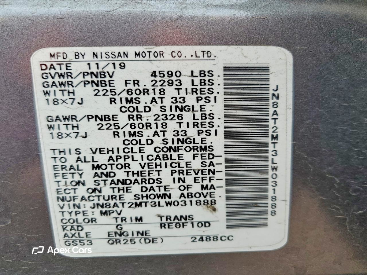Nissan Rogue 2020