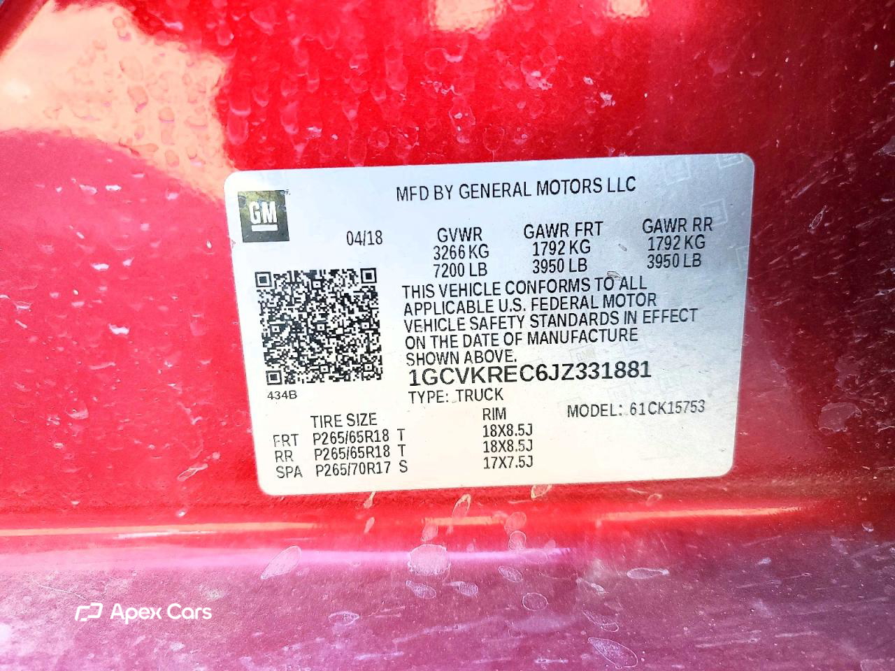 Chevrolet Silverado 2018