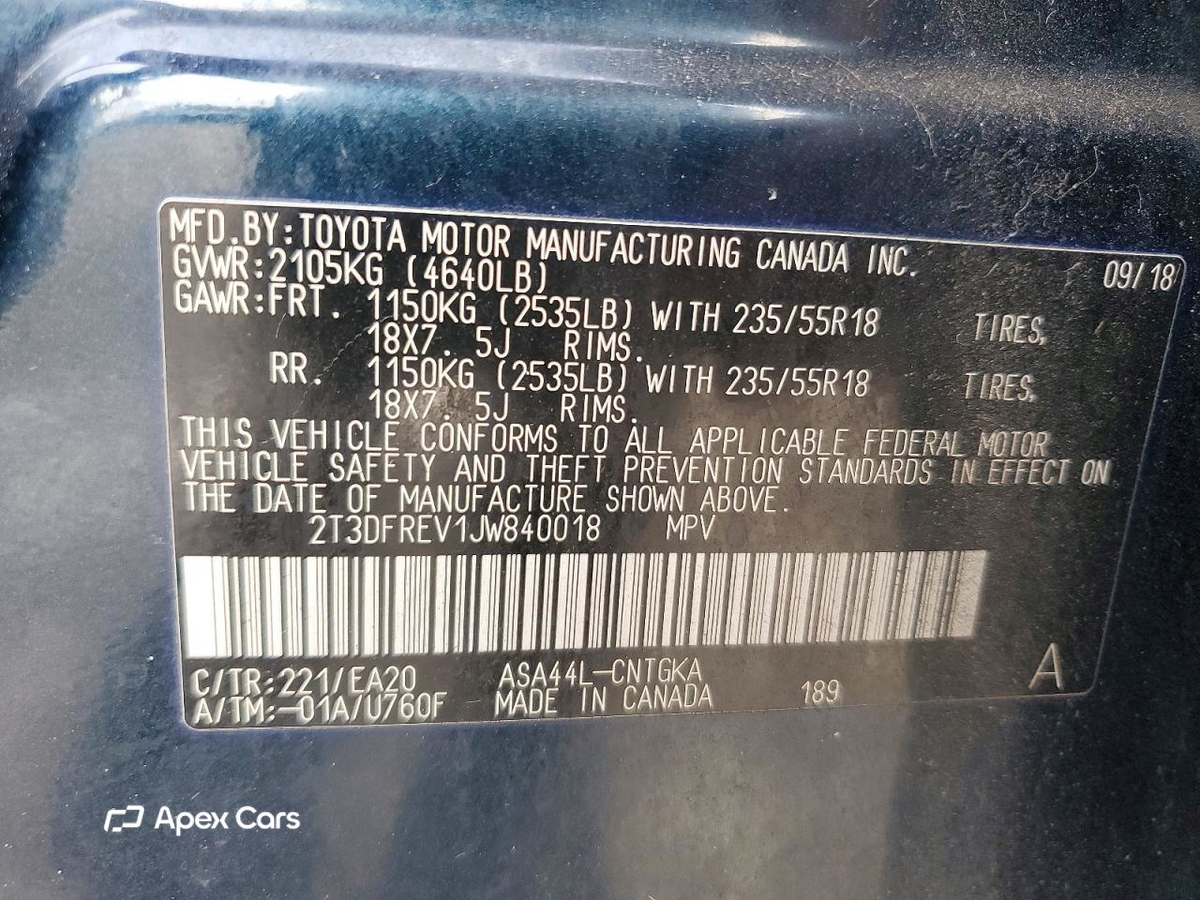 Toyota RAV 4 2018